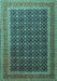 Persian Turquoise Traditional Rug, tr1376turq