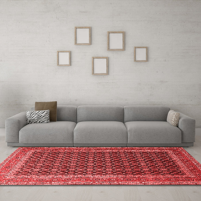 Traditional Red Washable Rugs