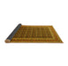 Sideview of Persian Yellow Traditional Rug, tr1376yw