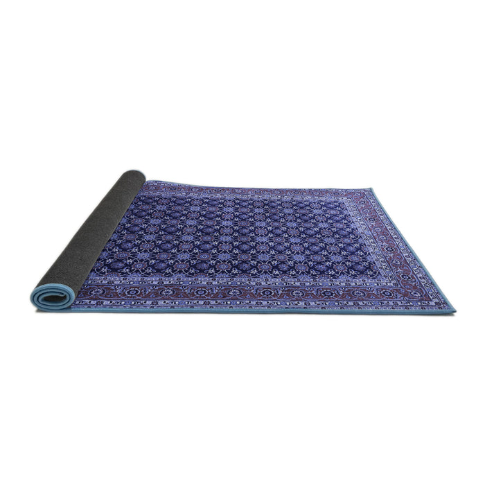 Sideview of Persian Blue Traditional Rug, tr1376blu