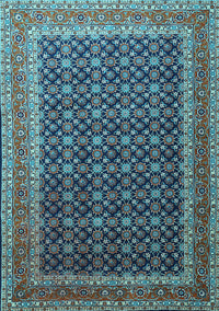 Persian Light Blue Traditional Rug, tr1376lblu