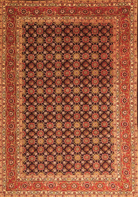 Persian Orange Traditional Rug, tr1376org