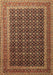 Persian Brown Traditional Rug, tr1376brn
