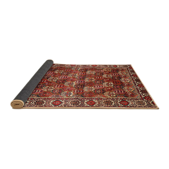 Sideview of Traditional Red Persian Rug, tr1377