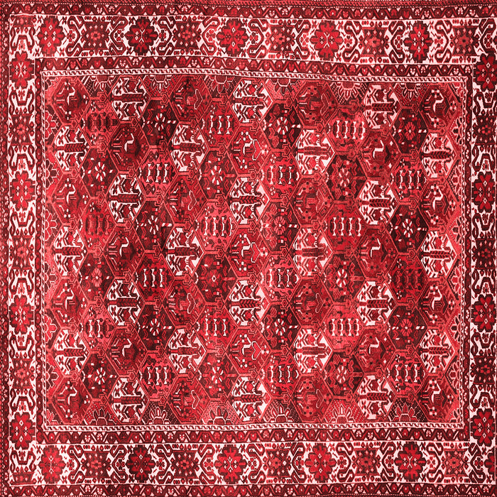 Machine Washable Persian Red Traditional Rug, wshtr1377red
