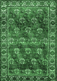 Persian Emerald Green Traditional Rug, tr1377emgrn