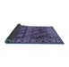 Sideview of Persian Blue Traditional Rug, tr1377blu