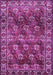 Machine Washable Persian Purple Traditional Area Rugs, wshtr1377pur