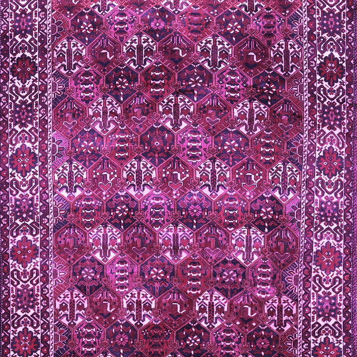 Machine Washable Persian Purple Traditional Area Rugs, wshtr1377pur