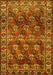 Machine Washable Persian Yellow Traditional Rug, wshtr1377yw