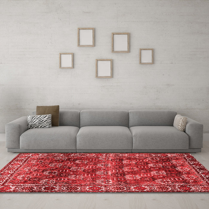 Traditional Red Washable Rugs
