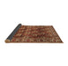 Sideview of Persian Brown Traditional Rug, tr1377brn