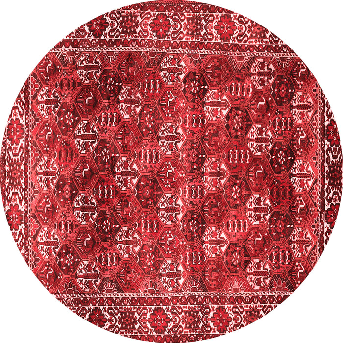 Machine Washable Persian Red Traditional Rug, wshtr1377red