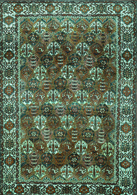 Persian Turquoise Traditional Rug, tr1377turq