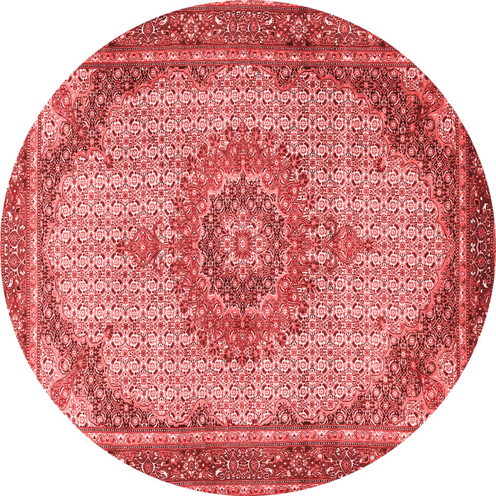 Medallion Red Traditional Rug, tr1378red