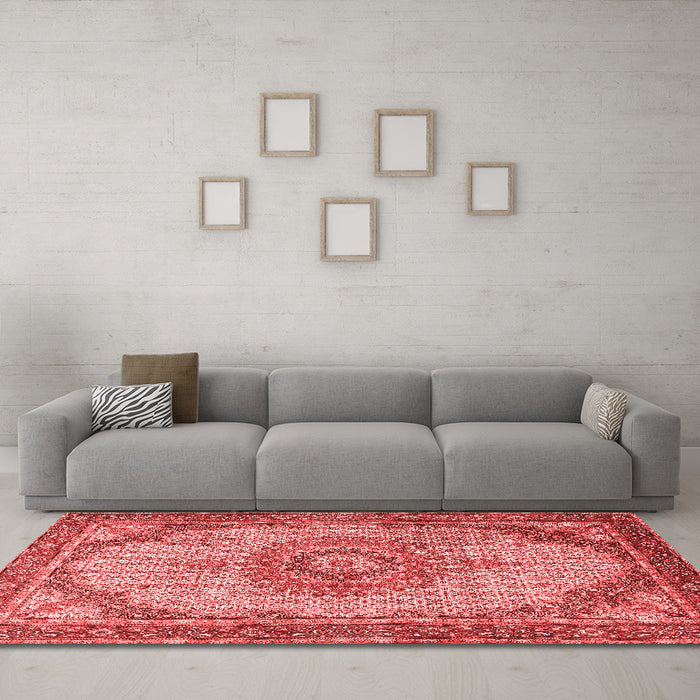 Traditional Red Washable Rugs
