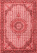 Medallion Red Traditional Area Rugs