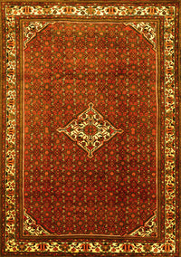 Persian Yellow Traditional Rug, tr1379yw