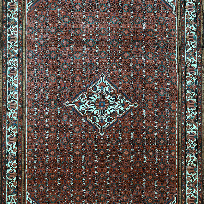 Machine Washable Persian Light Blue Traditional Rug, wshtr1379lblu