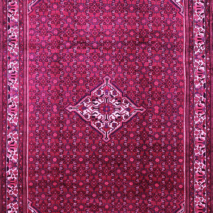 Machine Washable Persian Pink Traditional Rug, wshtr1379pnk