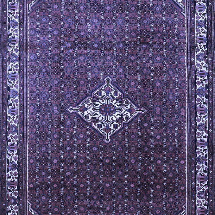 Machine Washable Persian Blue Traditional Rug, wshtr1379blu