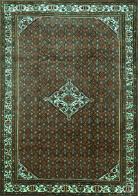 Persian Turquoise Traditional Rug, tr1379turq