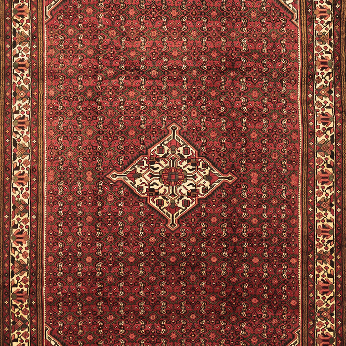 Machine Washable Persian Brown Traditional Rug, wshtr1379brn