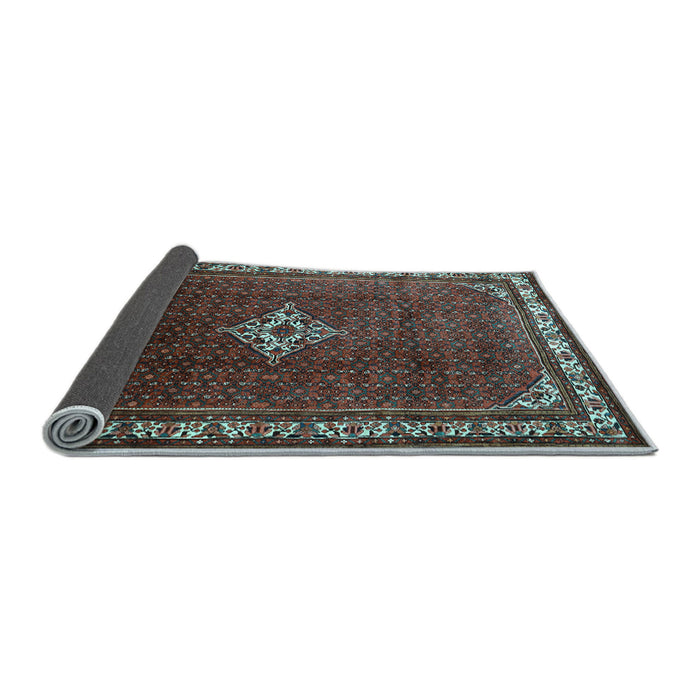 Sideview of Persian Light Blue Traditional Rug, tr1379lblu