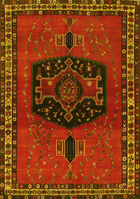 Persian Yellow Traditional Rug, tr137yw