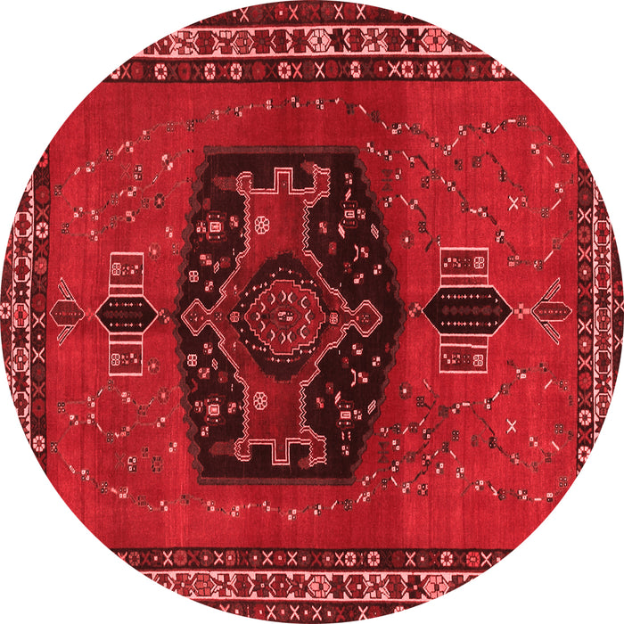 Machine Washable Persian Red Traditional Rug, wshtr137red
