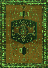 Persian Green Traditional Rug, tr137grn