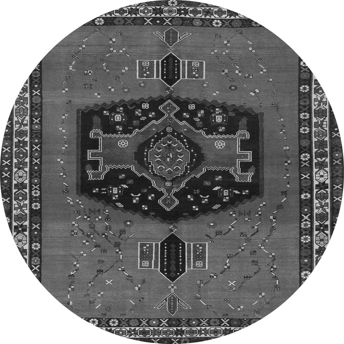 Square Persian Gray Traditional Rug, tr137gry