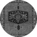 Square Persian Gray Traditional Rug, tr137gry