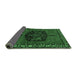 Sideview of Persian Emerald Green Traditional Rug, tr137emgrn