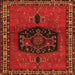 Serging Thickness of Persian Orange Traditional Rug, tr137org