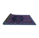 Sideview of Persian Blue Traditional Rug, tr137blu