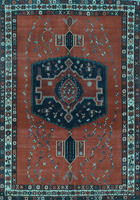 Persian Light Blue Traditional Rug, tr137lblu