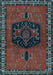 Persian Light Blue Traditional Rug, tr137lblu