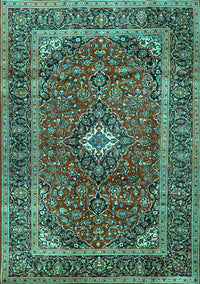 Persian Turquoise Traditional Rug, tr1380turq