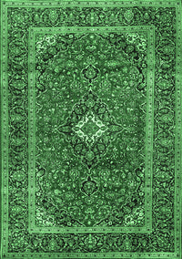 Persian Emerald Green Traditional Rug, tr1380emgrn