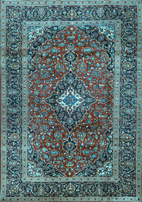 Persian Light Blue Traditional Rug, tr1380lblu