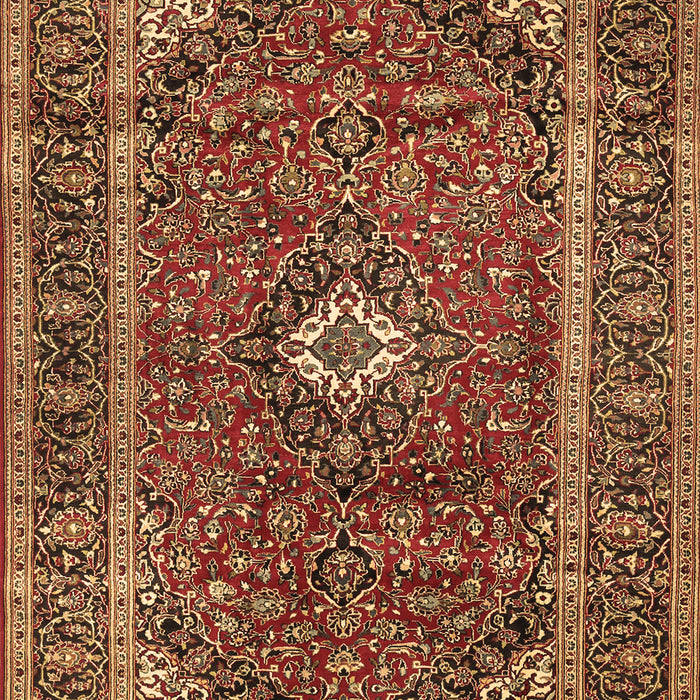 Machine Washable Persian Brown Traditional Rug, wshtr1380brn