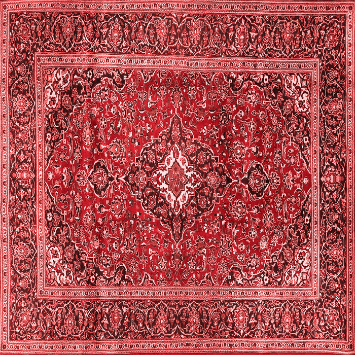 Machine Washable Persian Red Traditional Rug, wshtr1380red