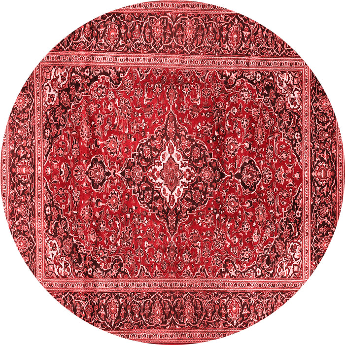 Machine Washable Persian Red Traditional Rug, wshtr1380red