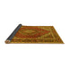 Sideview of Persian Yellow Traditional Rug, tr1381yw