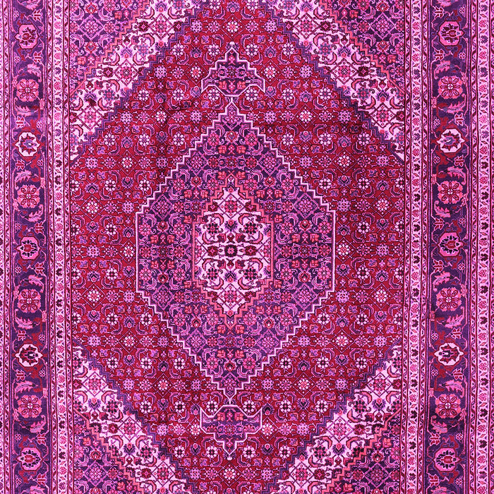 Machine Washable Persian Pink Traditional Rug, wshtr1381pnk