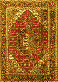 Persian Yellow Traditional Rug, tr1381yw