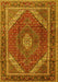 Persian Yellow Traditional Rug, tr1381yw