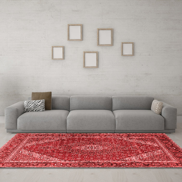 Traditional Red Washable Rugs