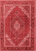 Persian Red Traditional Area Rugs